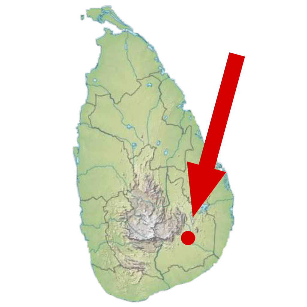 Map of the location of the charity