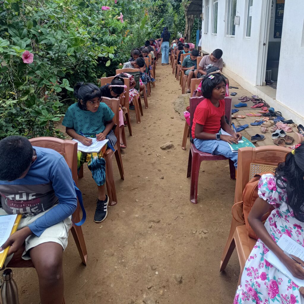 A class of students
